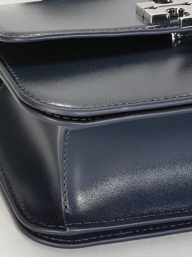 TORY BURCH | Ledertasche - Umhängetasche Small | dunkelblau