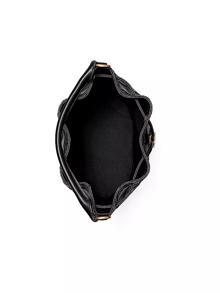 TORY BURCH | Ledertasche -Bucket Bag FLEMING L | schwarz