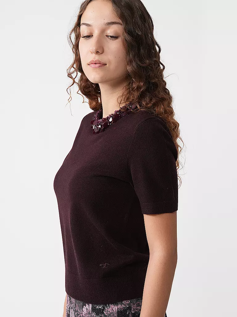 TORY BURCH | Pullover  | dunkelrot