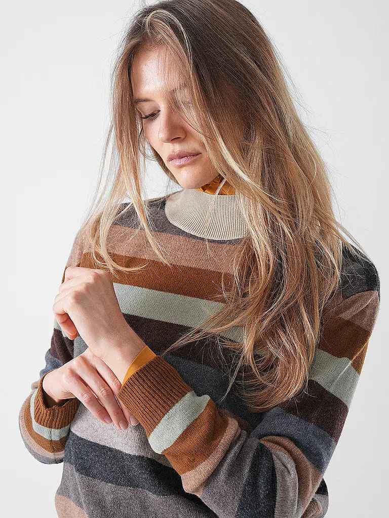 TORY BURCH | Rollkragenpullover  | grau