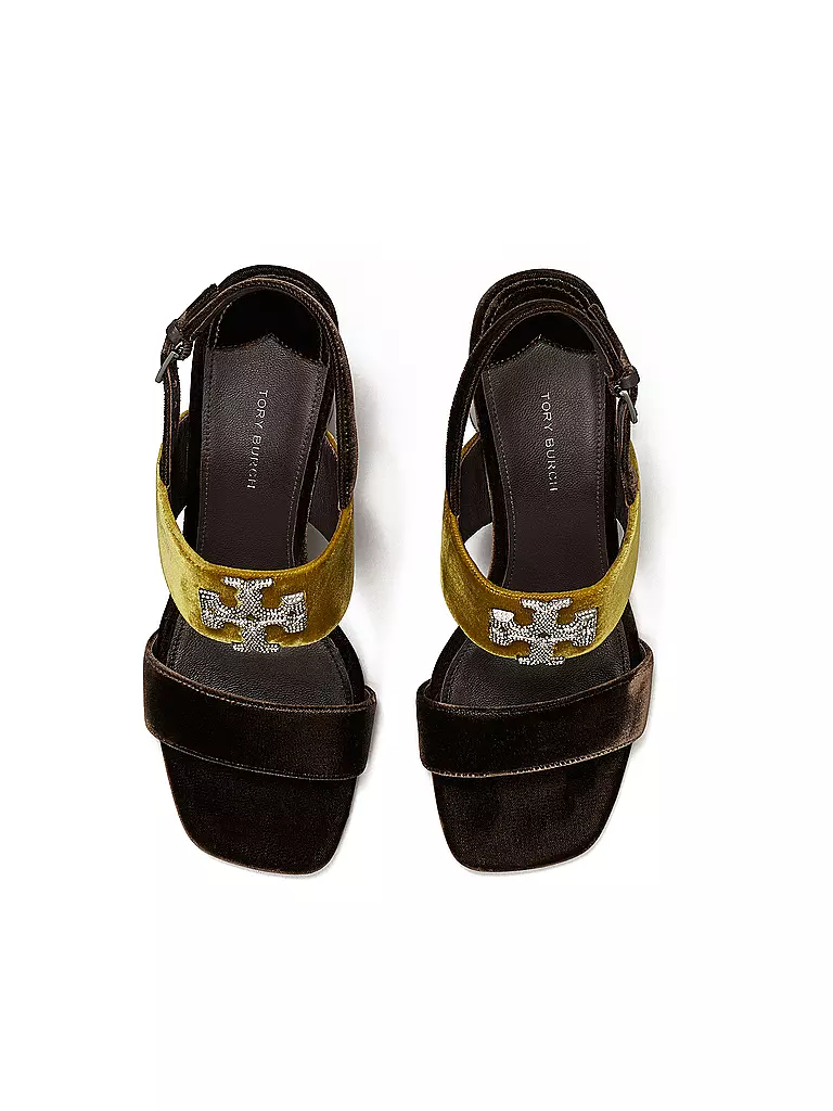 TORY BURCH | Sandalen ELEANOR PAVÉ | orange