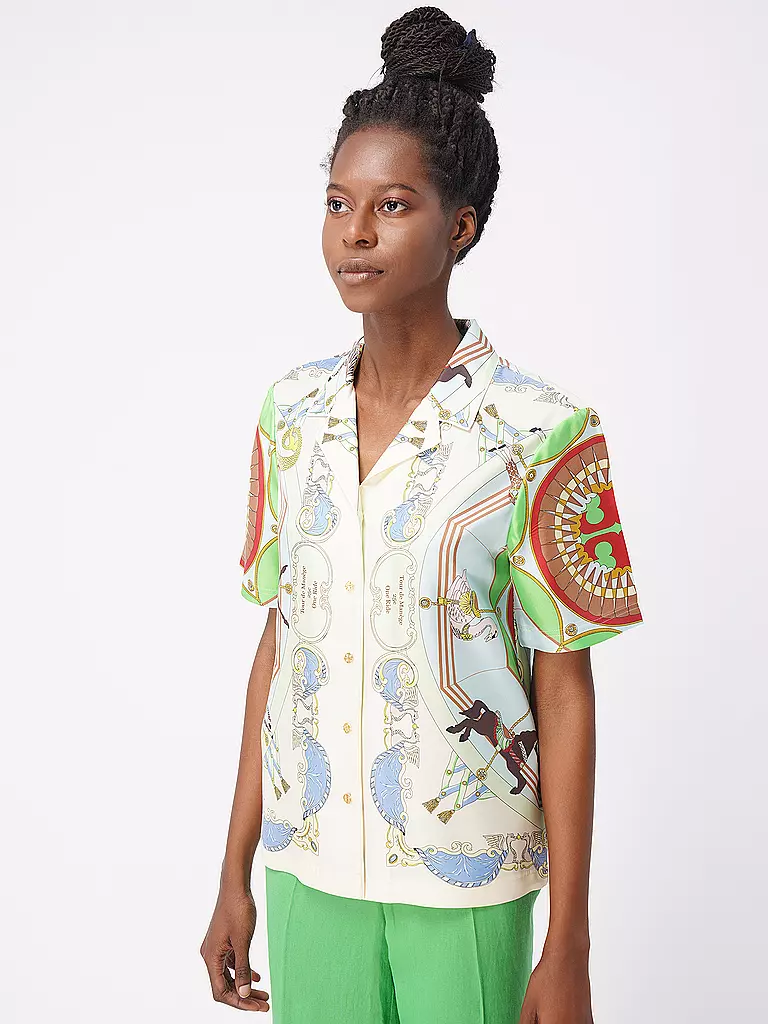 TORY BURCH | Seidenbluse  | blau