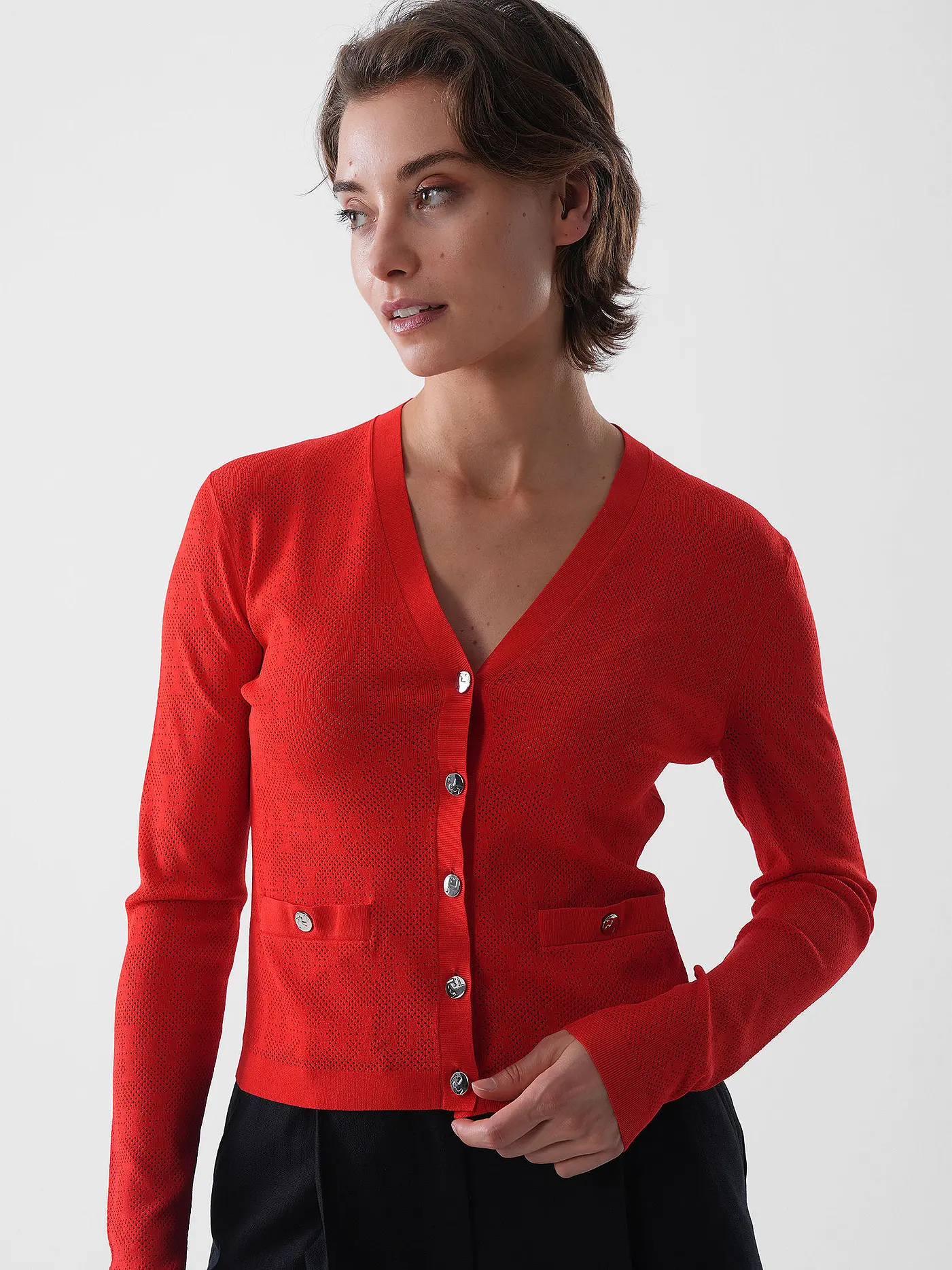 TORY BURCH | Strickjacke  | rot