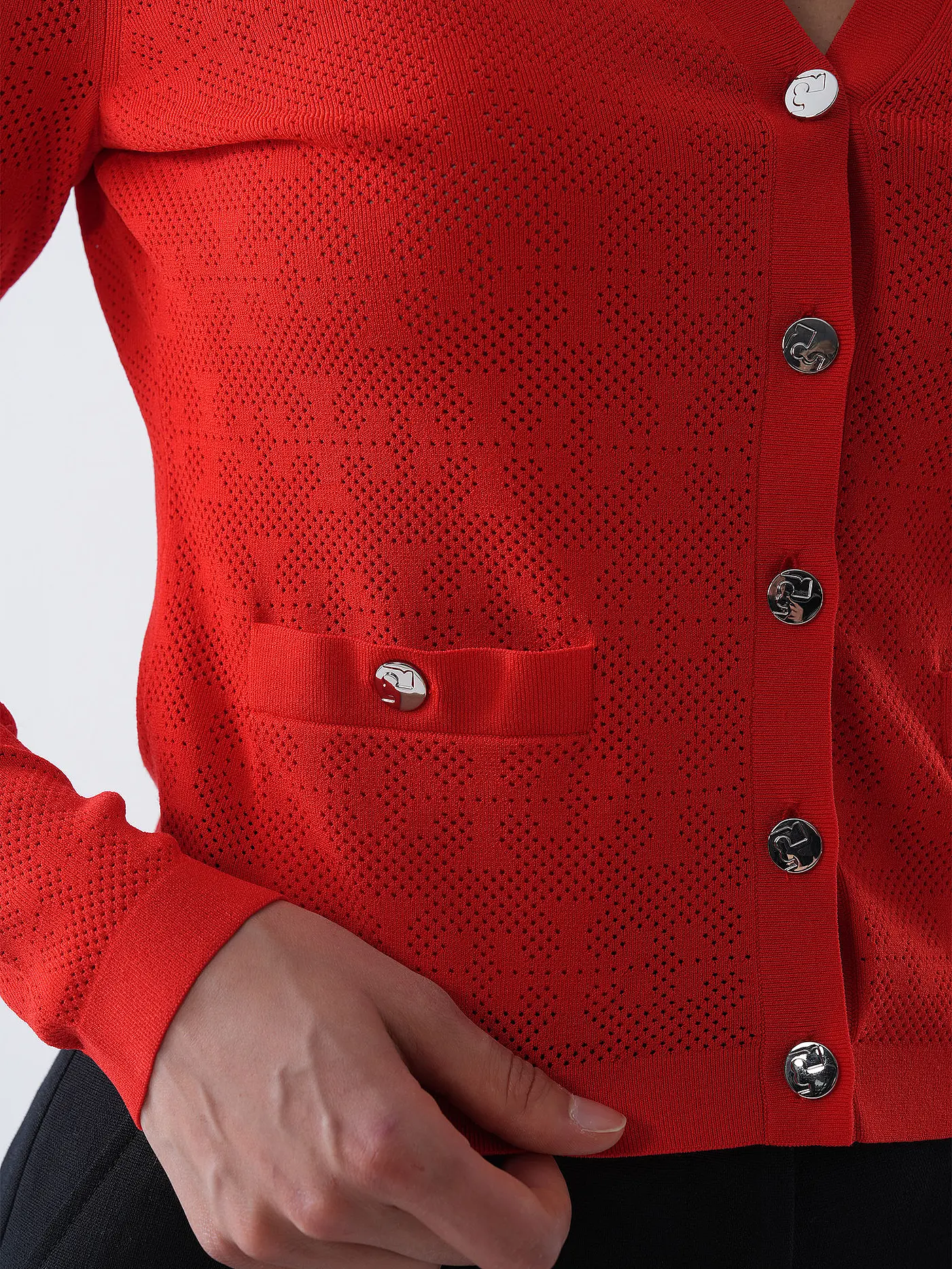 TORY BURCH | Strickjacke  | rot