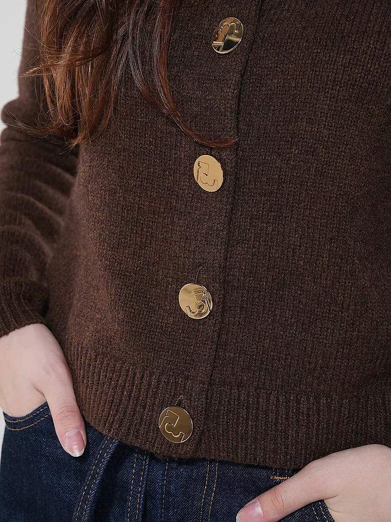 TORY BURCH | Strickjacke | braun
