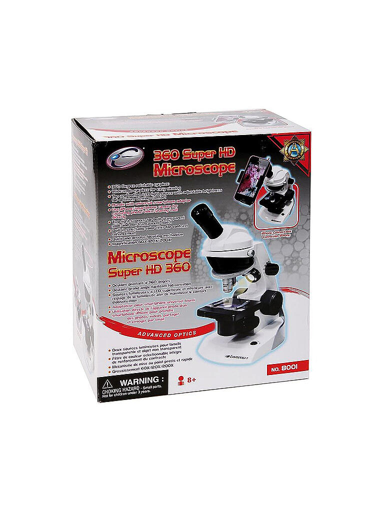 TOYTOYTOY | Super HD Mikroskop-Set | schwarz