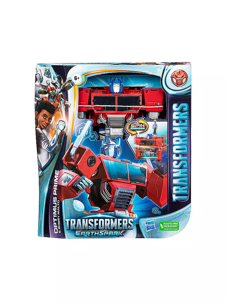 TRANSFORMERS  | Transformers EarthSpark Spin Changer Optimus Prime und Robby Malto Figur | keine Farbe