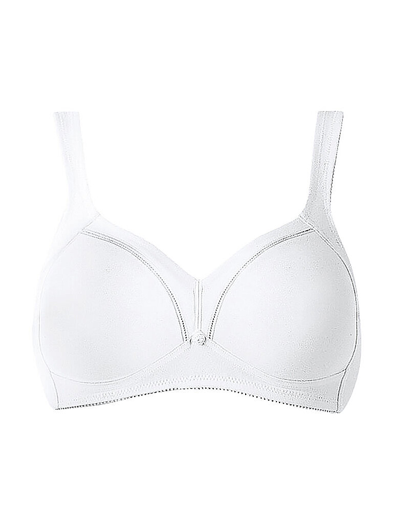 TRIUMPH BH ohne Bügel COTTON 01 weiss weiss | 100B