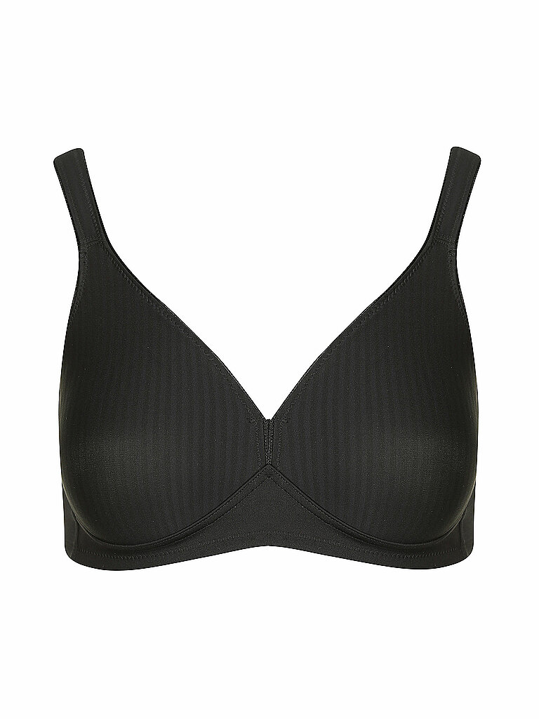 Triumph Damen BH Modern Soft+Cotton N, ohne Bügel, ohne Polsterung, Verstellbare Träger, 85B, Schwarz
