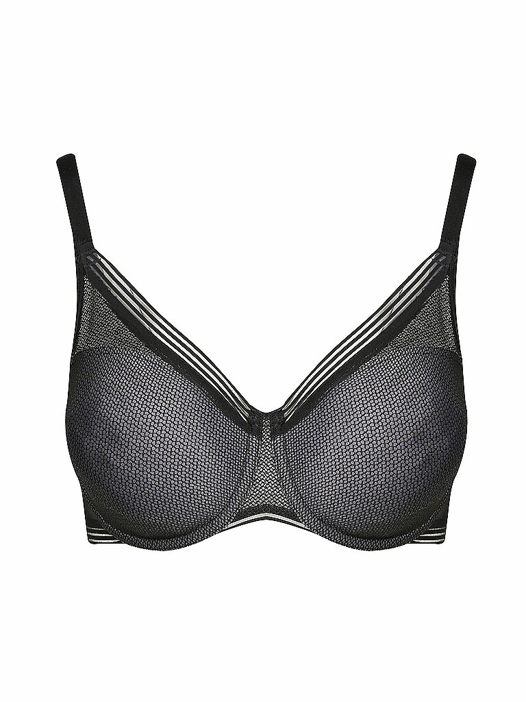 Triumph Damen Minimizer-BH Infinite Sensation W01, mit Bügel, ohne Polsterung, Verstellbare Träger, 80C, Schwarz