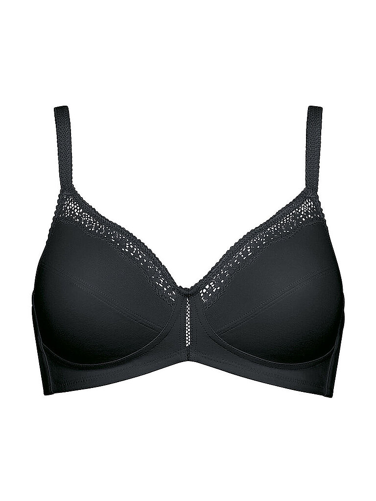 TRIUMPH BH ohne Bügel COTTON BEAUTY N black schwarz | 75B