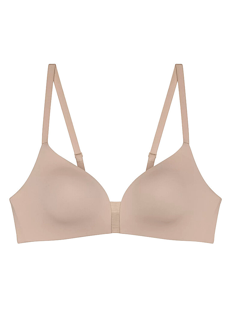 Triumph Damen BH Flex Smart P EX, ohne Bügel, Gepolstert, Verstellbare Träger, 1, Soft Praline