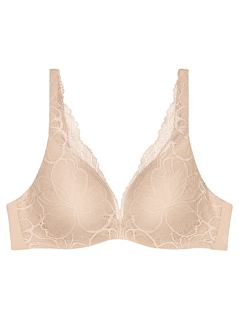 Gefütterter Bügel-BH - Beige 085 - Body Make-up Illusion Lace - Unterwäsche für Frauen