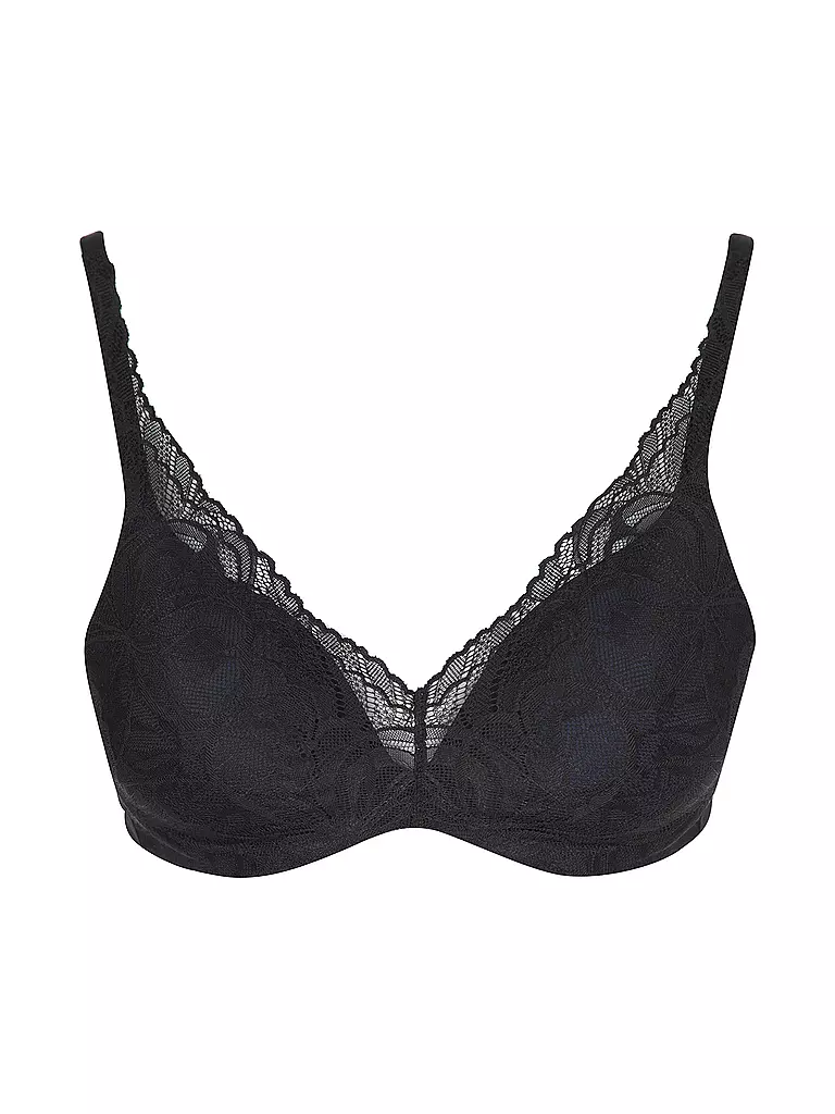 TRIUMPH | BH mit Bügel BODY MAKE-UP ILLUSION LACE black | schwarz