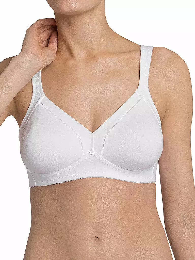 TRIUMPH | BH ohne Bügel "Cotton Sharper" (Weiß) | weiss