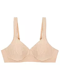 TRIUMPH | BH ohne Bügel Soft & Cotton Weiss | beige