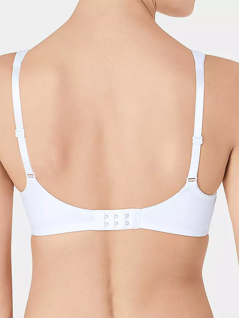 TRIUMPH | BH ohne Bügel Soft & Cotton Weiss | schwarz
