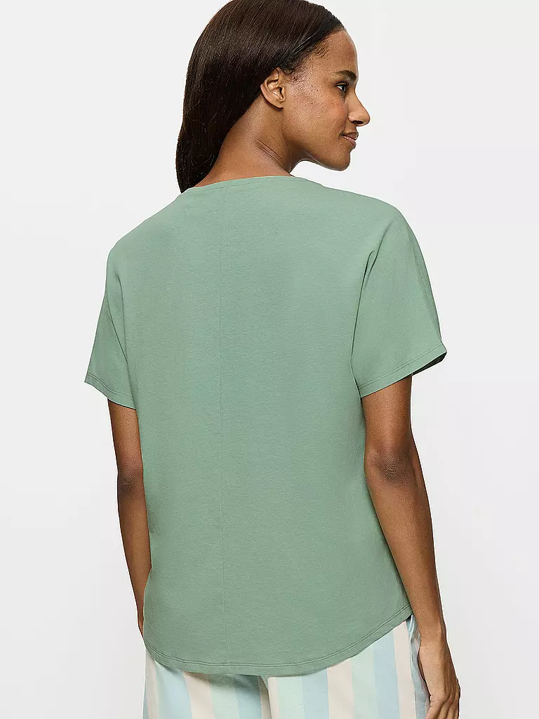 TRIUMPH | Pyjamashirt MIX & MATCH | hellgrün