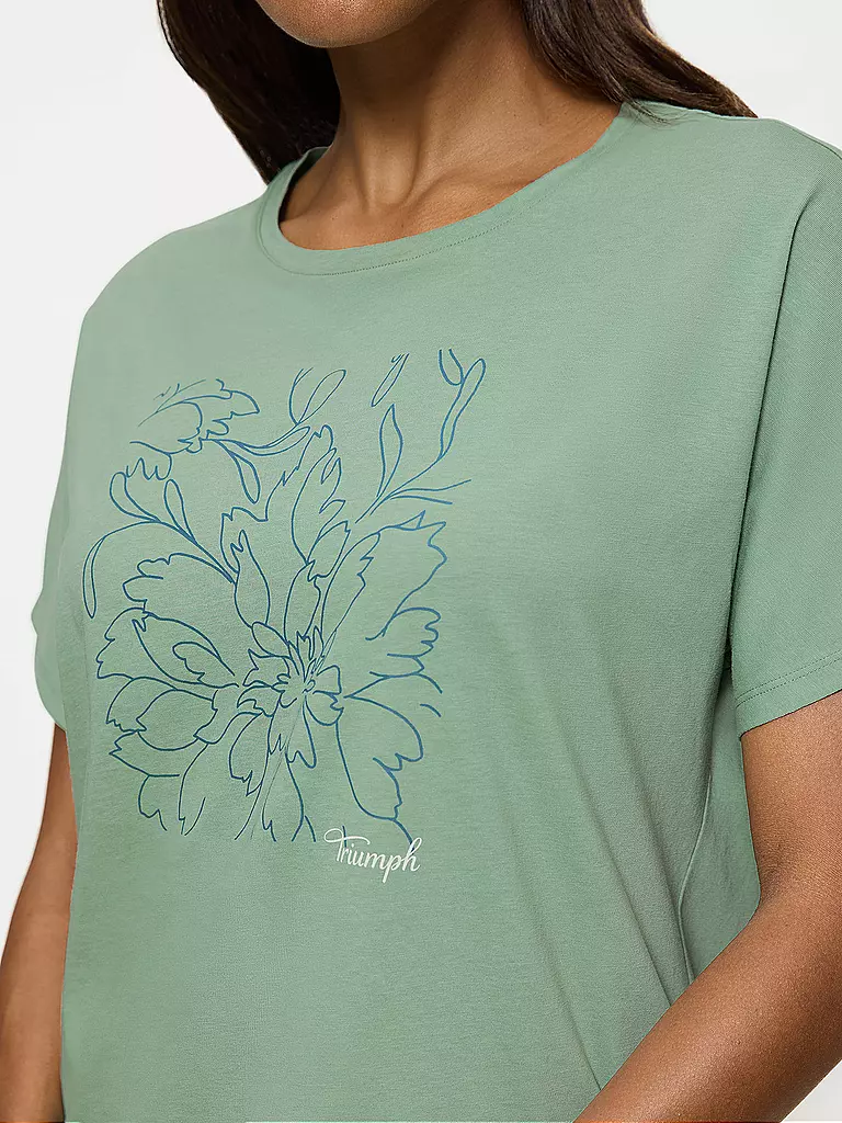 TRIUMPH | Pyjamashirt MIX & MATCH | hellgrün