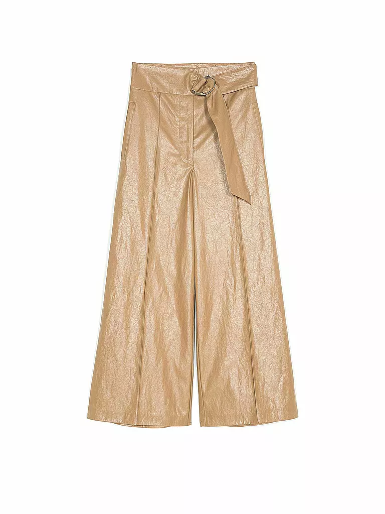 TWINSET | Culotte in Lederoptik | camel