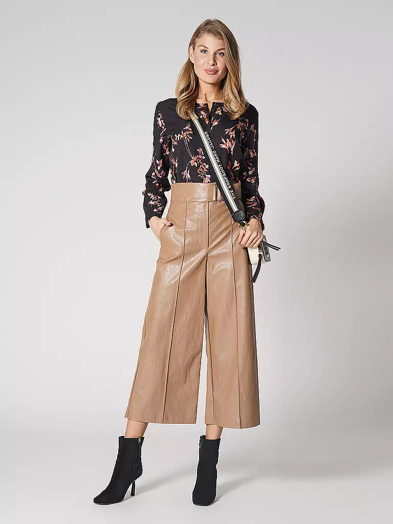 TWINSET | Culotte in Lederoptik | camel