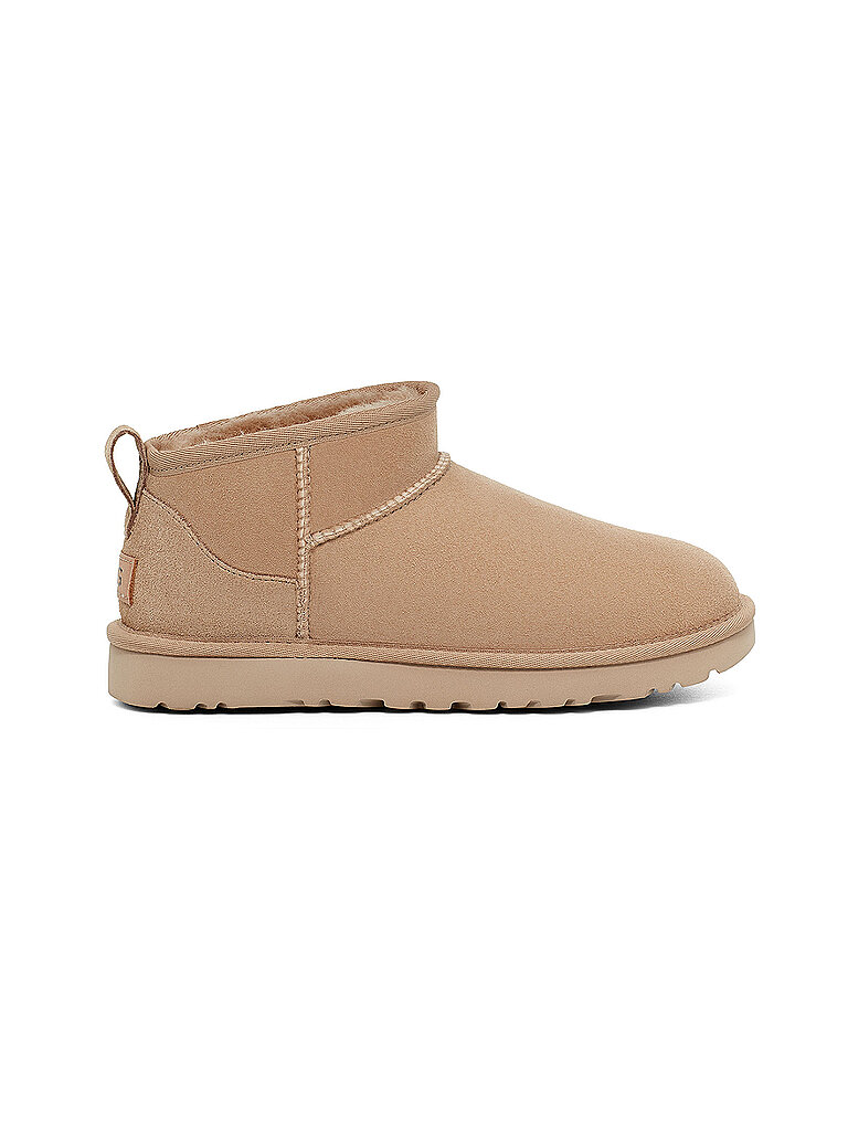 UGG Classic Ultra Mini-Stiefel für Damen in Beige Größe 38 Leder