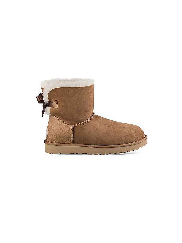 UGG Boots & Stiefeletten - W Mini Bailey Bow Ii - in fawn - Boots & Stiefeletten für Damen