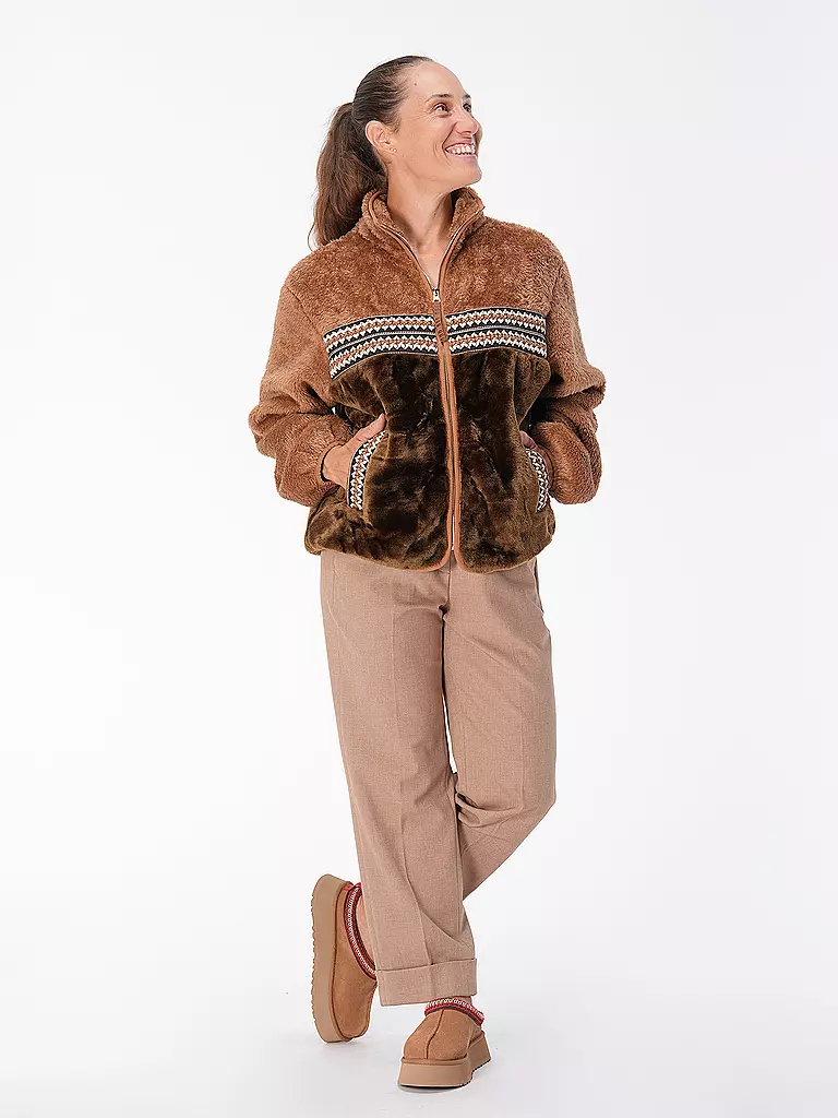 UGG | Jacke in Felloptik MARLENE | camel