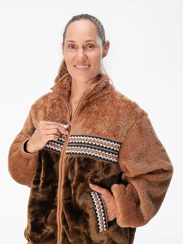 UGG | Jacke in Felloptik MARLENE | camel