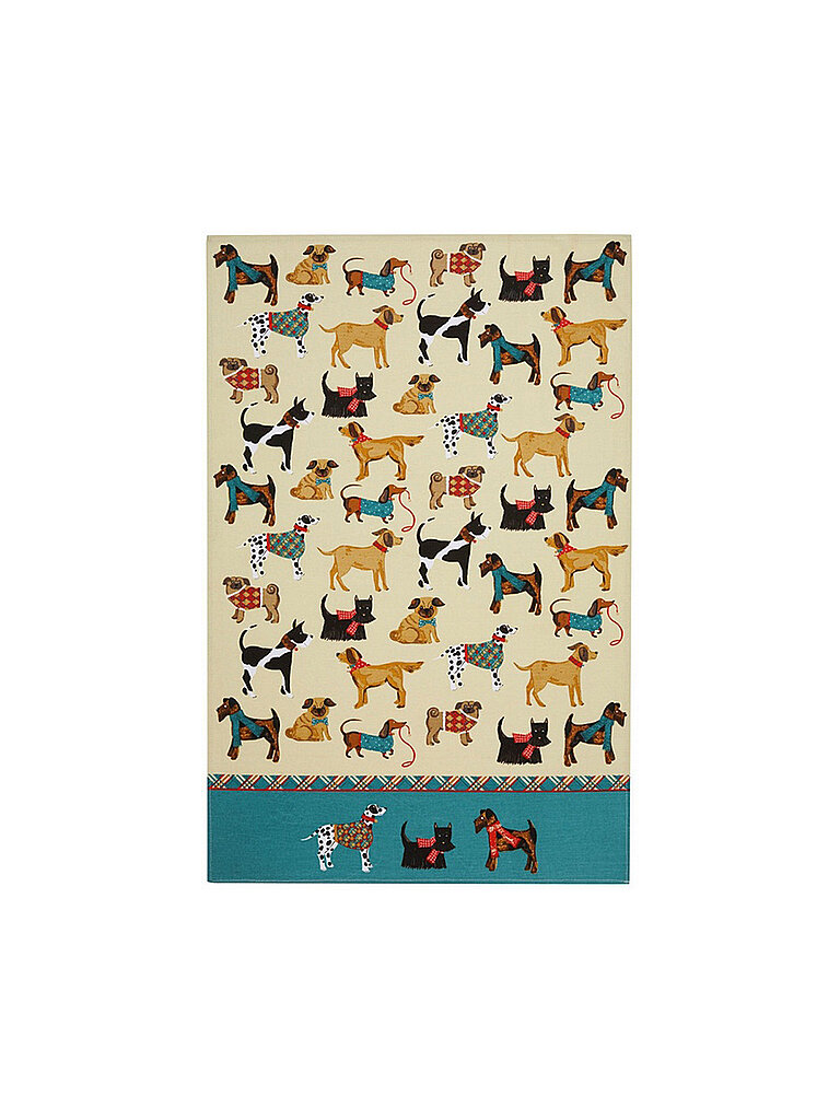 ULSTER WEAVERS Geschirrtuch Cotton 45x75cm Hound Dog bunt