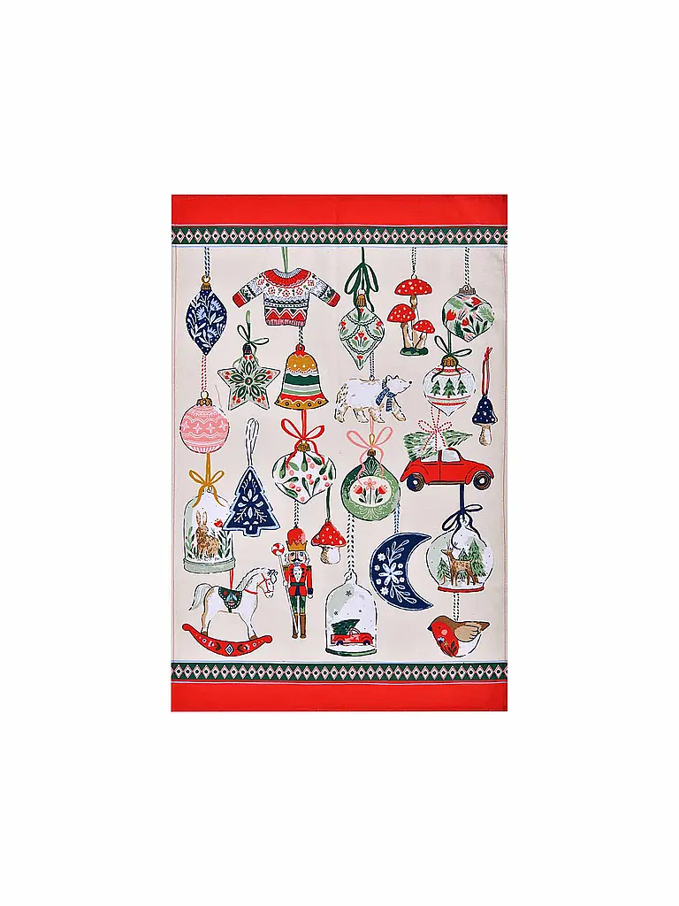 ULSTER WEAVERS | Geschirrtuch 45x75cm CHRISTMAS ORNAMENT | mint