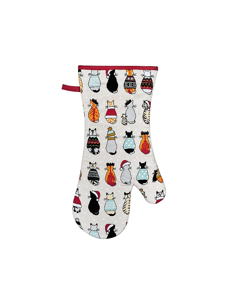 ULSTER WEAVERS | Topfhandschuh CHRISTMAS CATS IN WAITING | bunt