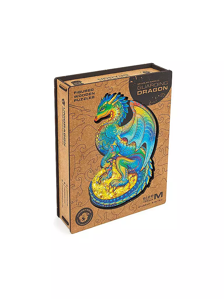 UNIDRAGON | Holzpuzzle - Guarding Dragon M | keine Farbe