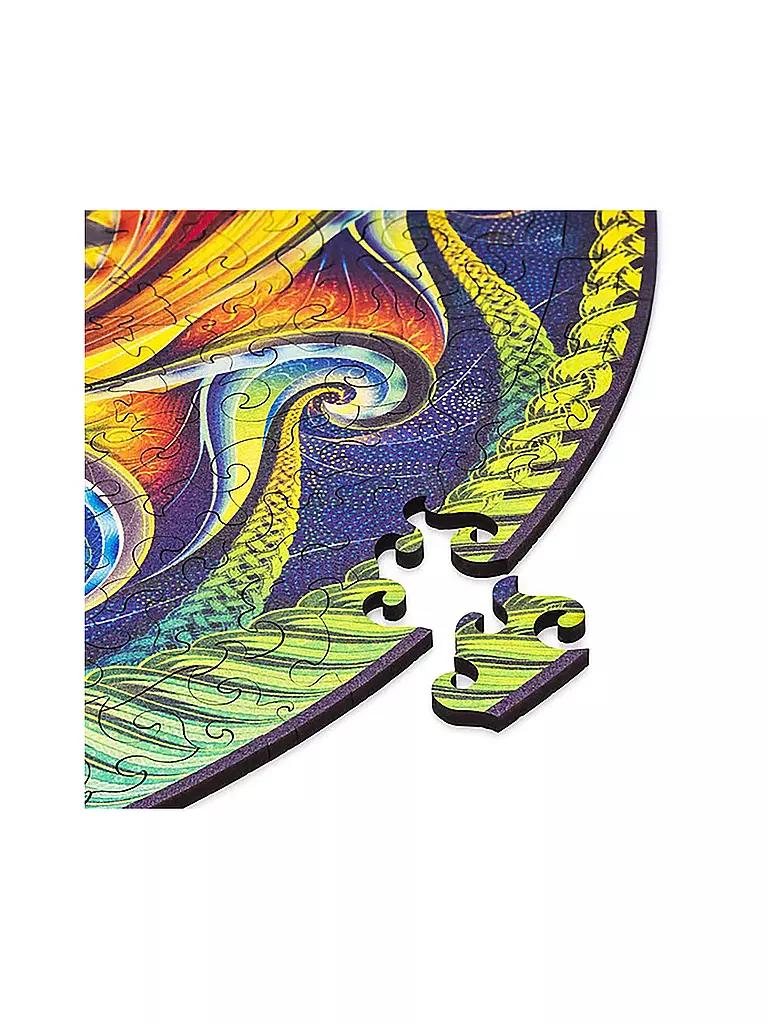 UNIDRAGON | Holzpuzzle - Mandala der Galaxien-Inkarnation M | keine Farbe