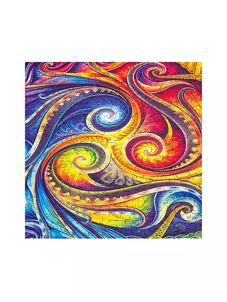 UNIDRAGON | Holzpuzzle - Mandala der Galaxien-Inkarnation M | keine Farbe