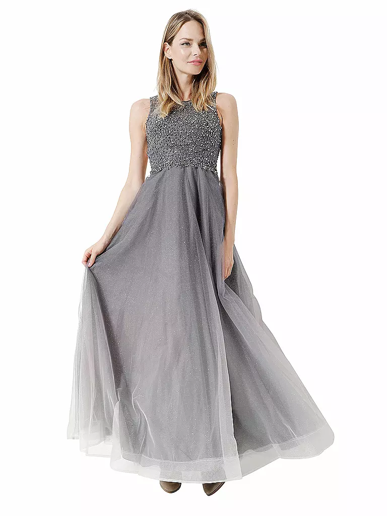 UNIQUE | Abendkleid | grau