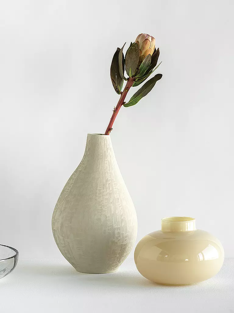 URBAN NATURE CULTURE | Vase BELLA 18,6x13,2cm French Vanilla | gelb