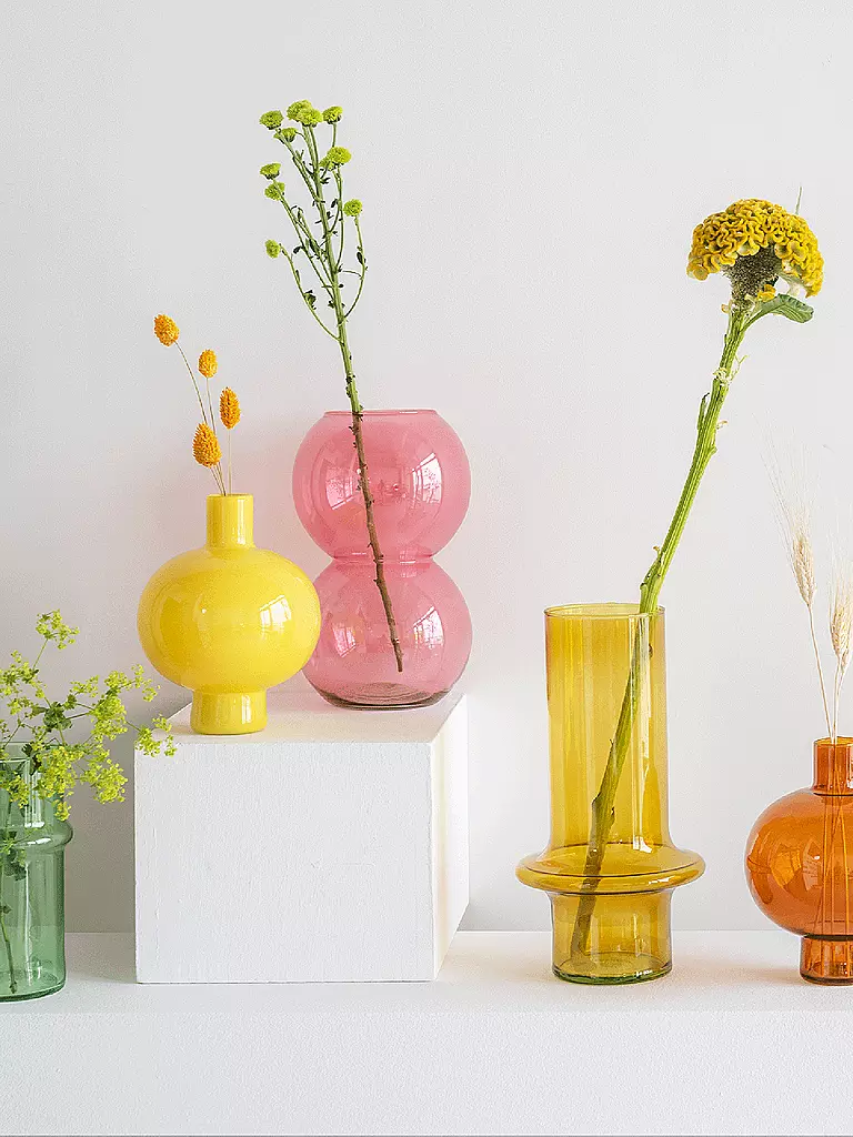 URBAN NATURE CULTURE | Vase BILB 16,2x27cm Brandied Apricot | rosa