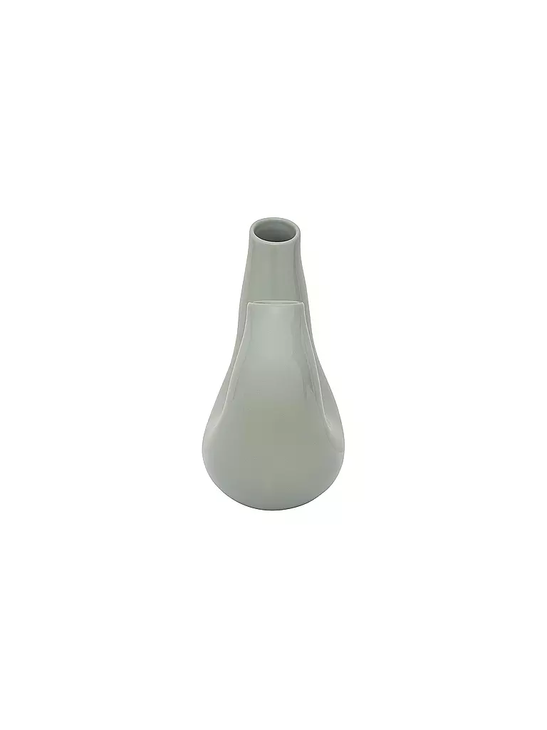 URBAN NATURE CULTURE | Vase FELICE 26x13x24cm Sea Form Green | hellgrün