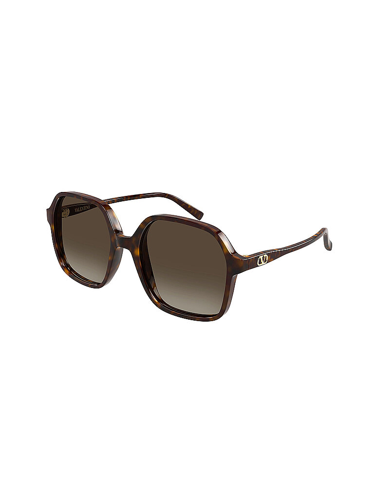 Valentino Damen Valentino VG0018S 002 Sonnenbrillen Acetat Havanna Braun Quadratisch