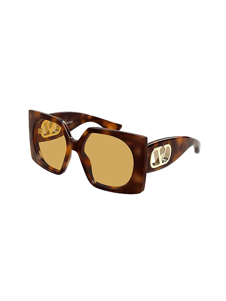 Valentino Damen Valentino VG0002S 002 Sonnenbrillen Acetat Havanna Braun Quadratisch