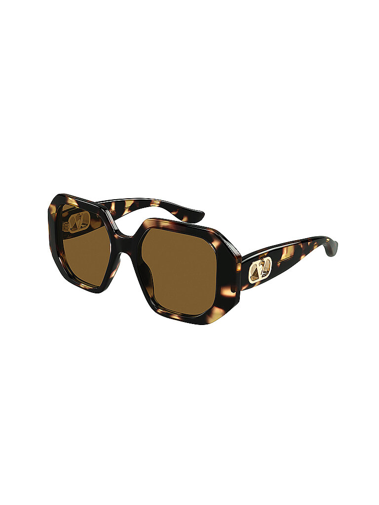 Valentino Damen Valentino VG0003SA 002 Sonnenbrillen Acetat Havanna Braun Geometrisch