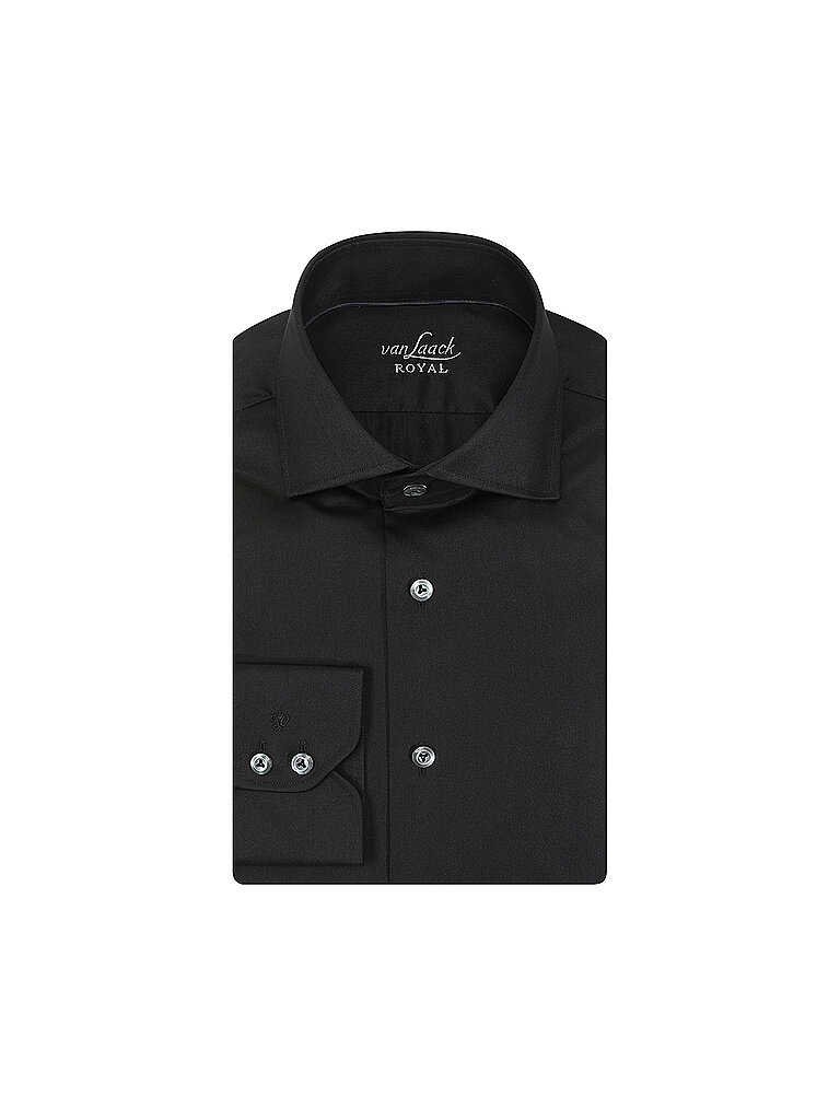 VAN LAACK Hemd Tailor Fit RIVARA schwarz | 38