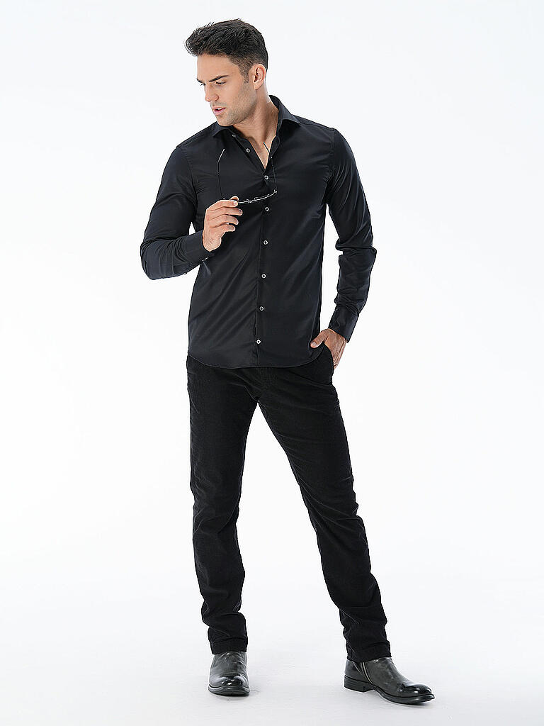VAN LAACK | Hemd Tailor Fit | schwarz