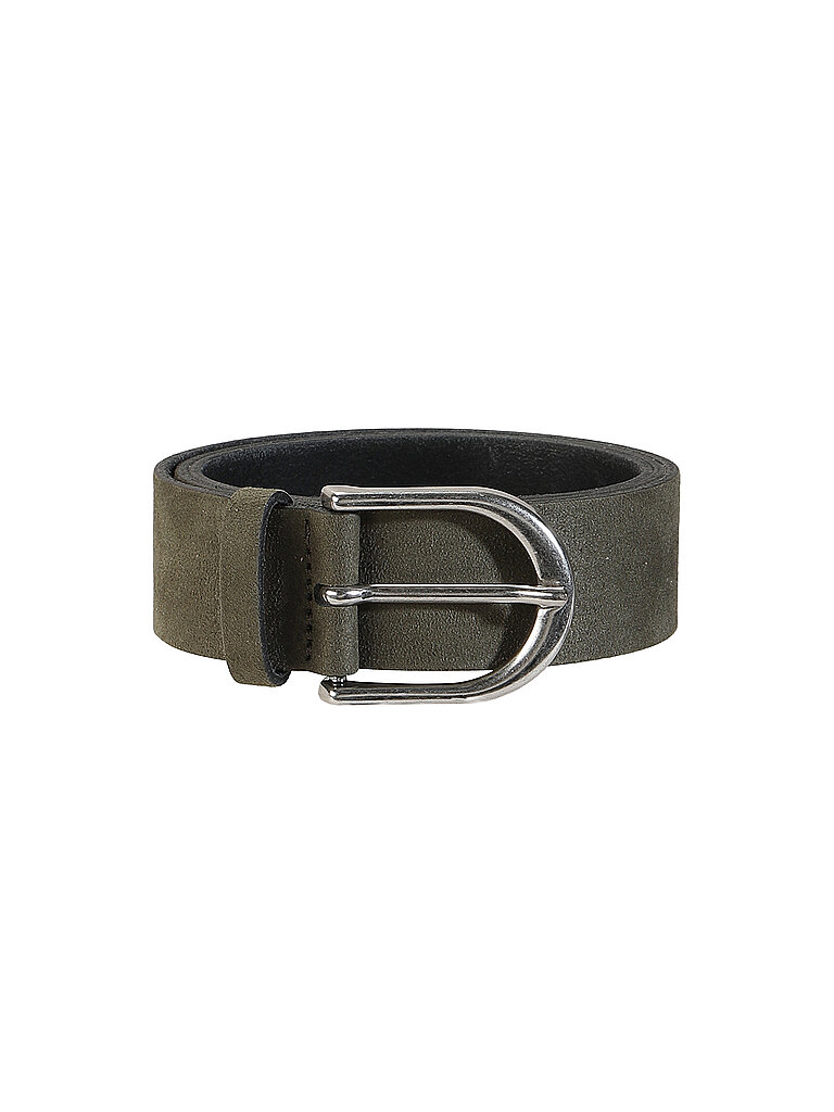 VANZETTI Ledergürtel  olive | 100