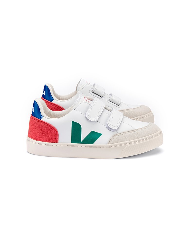 VEJA Kinder Sneaker V-12 Velcro weiß | 24