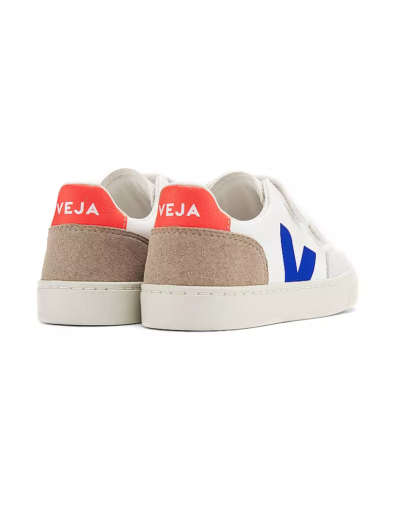 VEJA | Kinder Sneaker V-12 VELCRO | weiss