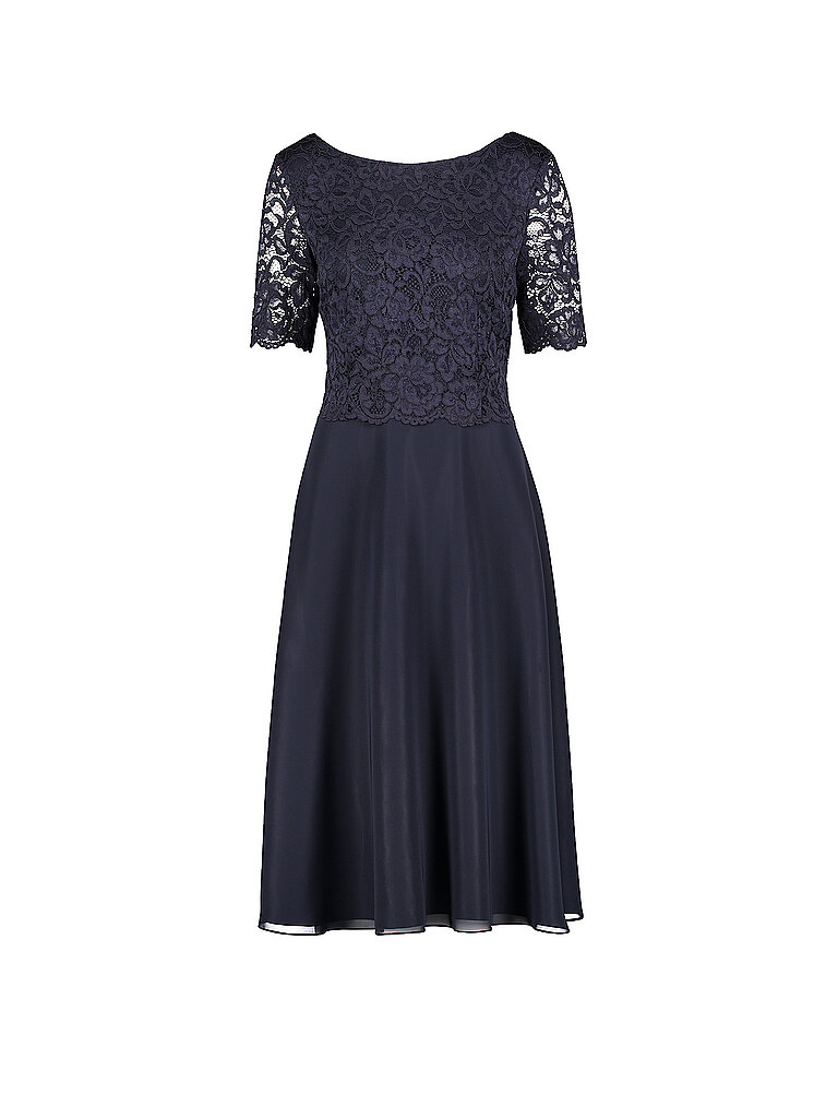 Vera Mont Damen 0113/4825 Partykleid, Blau (Night Sky 8541), (Herstellergröße: 36)