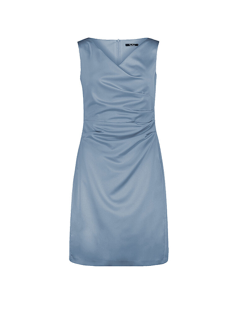 Vera Mont Damen Etuikleid mit Raffung 38, Bluish Grey