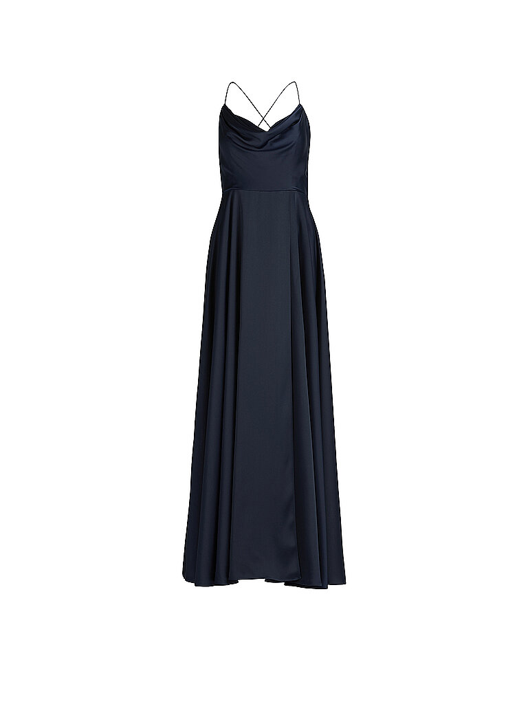 Abendkleid mit Wasserfall-Ausschnitt